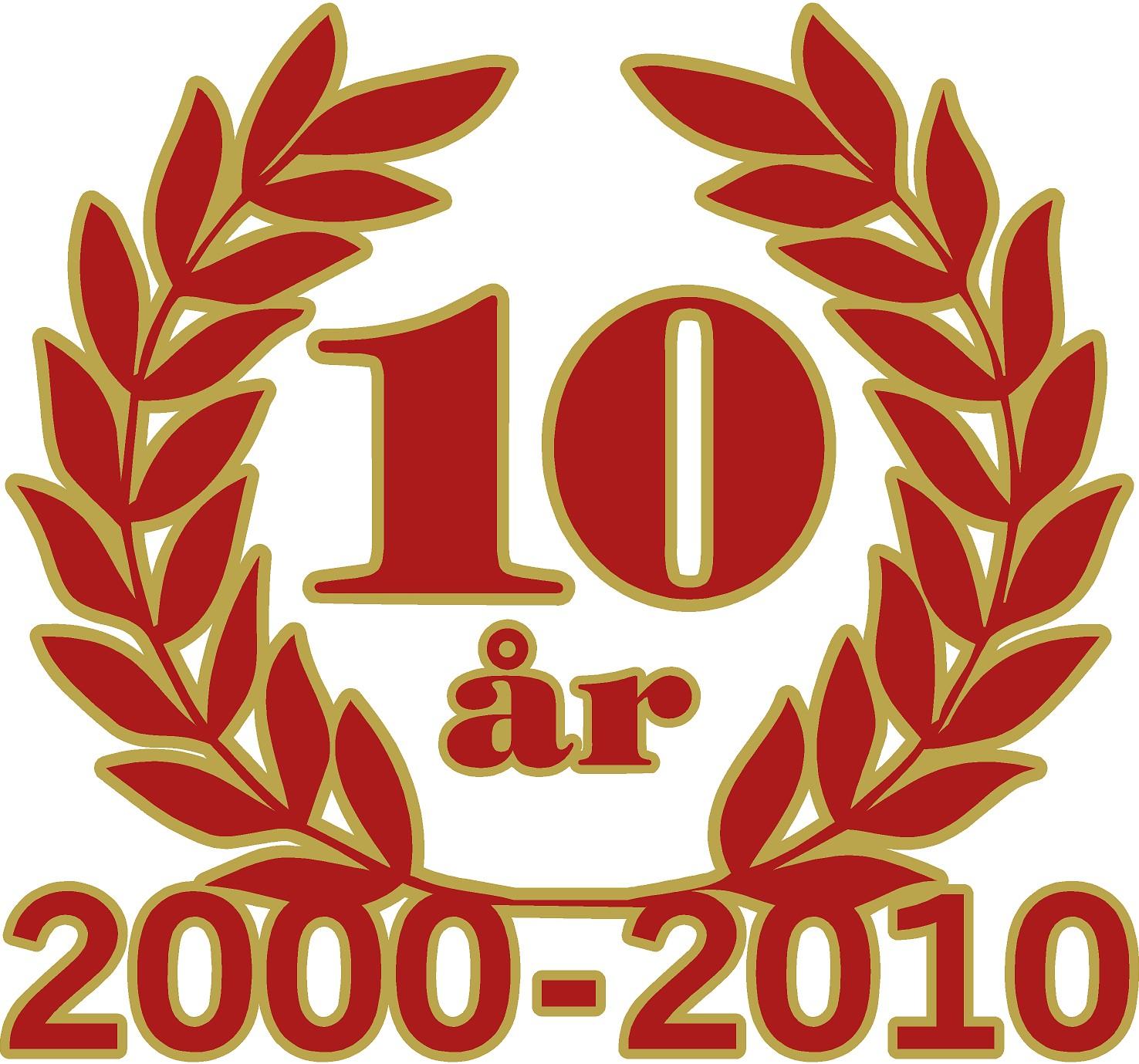 10 års jubillanten